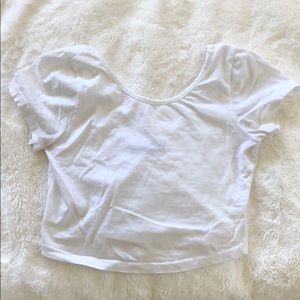 White brandy Melville crop top